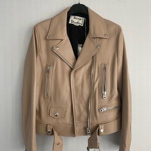 ACNE leather jacket with tags